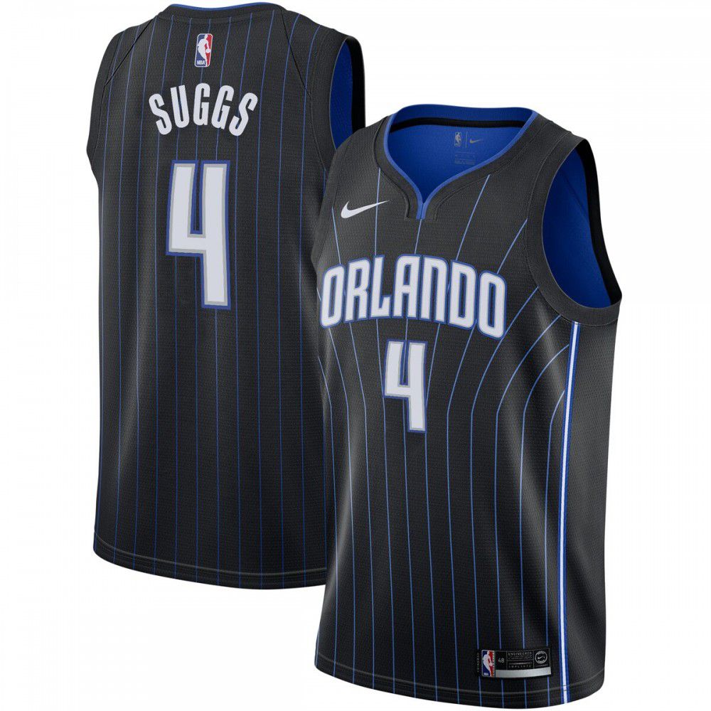 Jalen Suggs Orlando Magic 2021 NBA Draft First Round Pick Swingman Jersey Black - Icon Edition-Pro Kit Vault | Brand New 26/27 Sports Jerseys